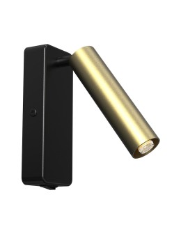 Milagro Kinkiet Santi 1xG9 Czarny/Złoty ML1014