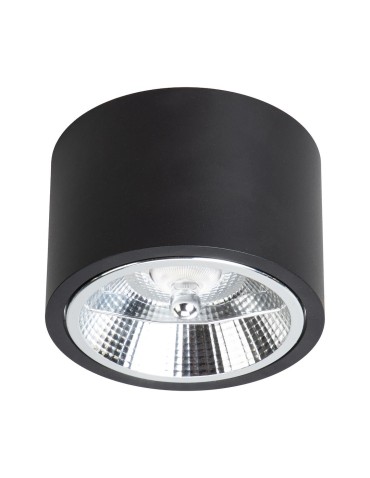 Milagro Redondo surface mounted luminaire Black 1xAR111 GU10 ML1074
