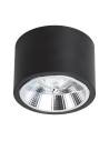 Milagro Redondo surface mounted luminaire Black 1xAR111 GU10 ML1074