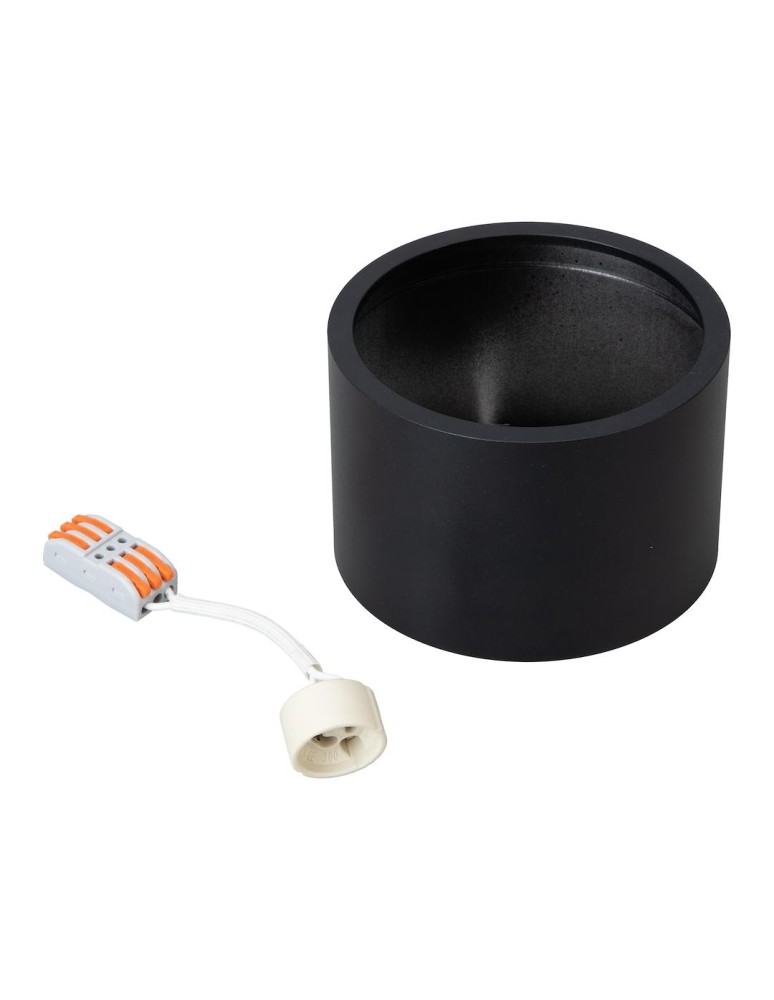 Round ceiling luminaires - Milagro Redondo surface mounted luminaire Black 1xAR111 GU10 ML1074 - product kolory-swiatla.pl 3