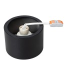 Round ceiling luminaires - Milagro Redondo surface mounted luminaire Black 1xAR111 GU10 ML1074 - product 4