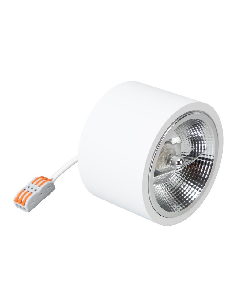Round ceiling luminaires - Milagro Redondo surface mounted luminaire White 1xAR111 GU10 ML1075 - product kolory-swiatla.pl 5