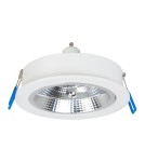 Round flush-mounted lamps - Milagro Redondo flush mount luminaire White 1xAR111 GU10 ML1077 - product 1