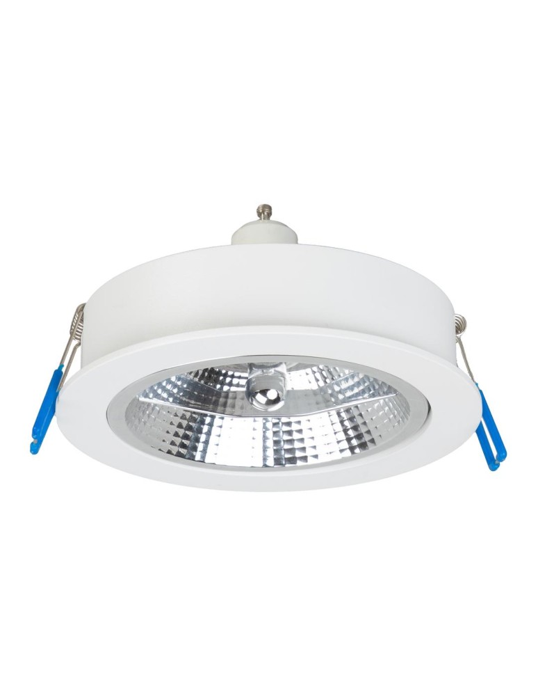 Round flush-mounted lamps - Milagro Redondo flush mount luminaire White 1xAR111 GU10 ML1077 - product kolory-swiatla.pl 1