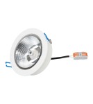 Round flush-mounted lamps - Milagro Redondo flush mount luminaire White 1xAR111 GU10 ML1077 - product 4