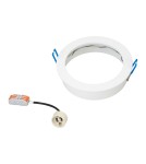 Round flush-mounted lamps - Milagro Redondo flush mount luminaire White 1xAR111 GU10 ML1077 - product 5