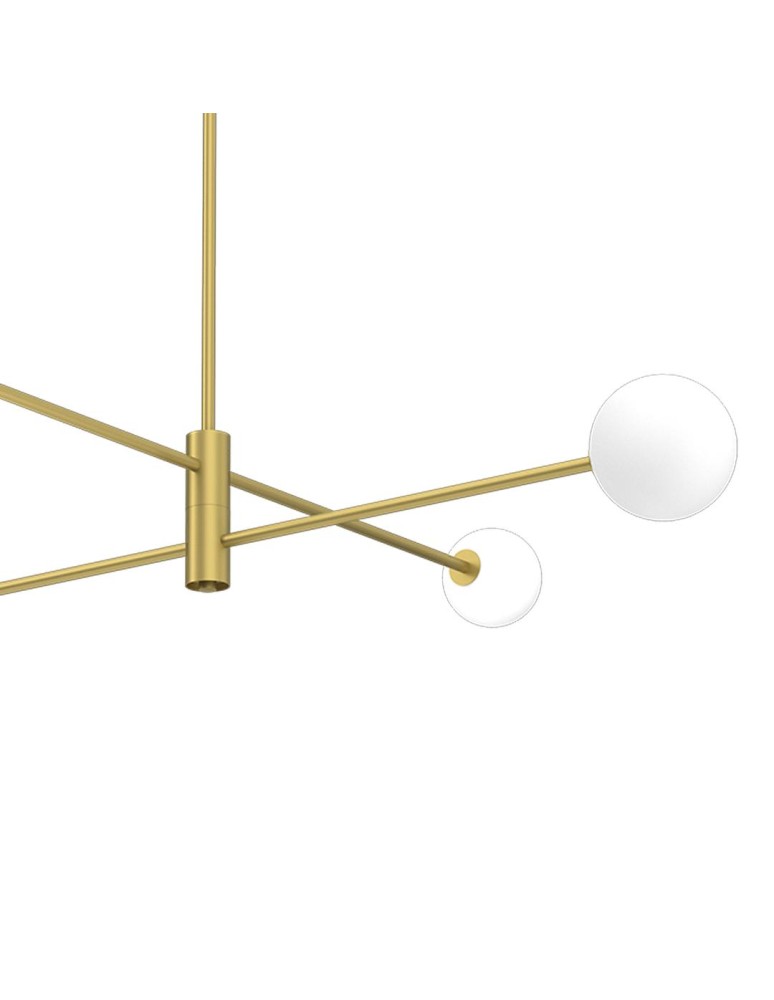 Ceiling lamps spheres - Milagro DORI GOLD 4xG9 ceiling lamp MLP8573 - product kolory-swiatla.pl 2