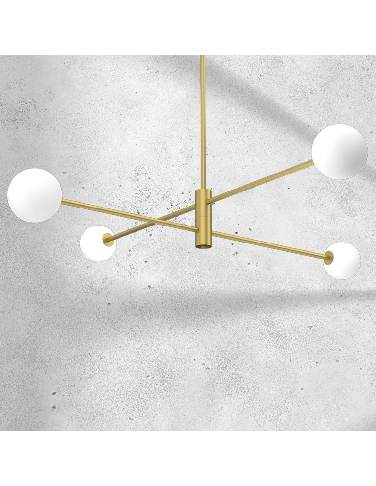 Ceiling lamps spheres - Milagro DORI GOLD 4xG9 ceiling lamp MLP8573 - product kolory-swiatla.pl 3