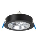Round flush-mounted lamps - Milagro Redondo flush mount luminaire Black 1xAR111 GU10 ML1076 - product 1