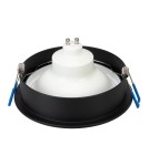 Round flush-mounted lamps - Milagro Redondo flush mount luminaire Black 1xAR111 GU10 ML1076 - product 2