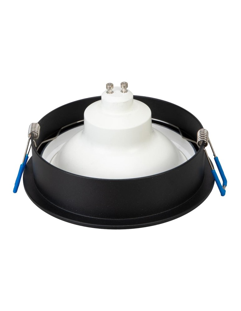 Round flush-mounted lamps - Milagro Redondo flush mount luminaire Black 1xAR111 GU10 ML1076 - product kolory-swiatla.pl 2