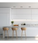 Round flush-mounted lamps - Milagro Redondo flush mount luminaire Black 1xAR111 GU10 ML1076 - product 6