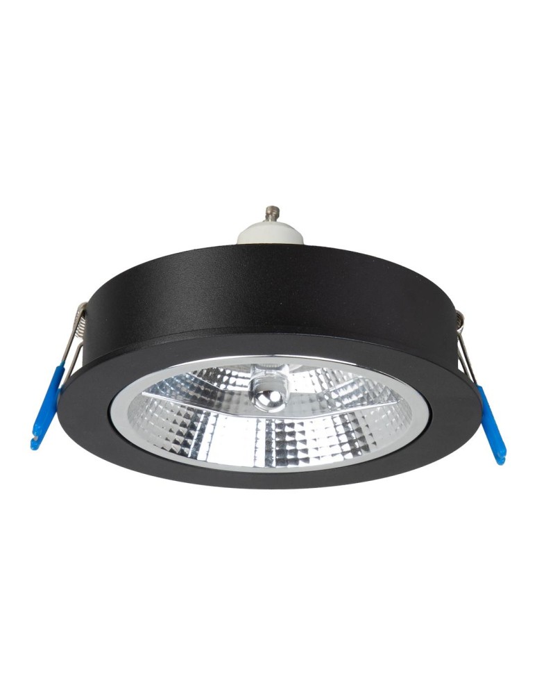 Round flush-mounted lamps - Milagro Redondo flush mount luminaire Black 1xAR111 GU10 ML1076 - product kolory-swiatla.pl 9