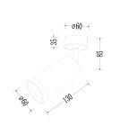 Spotlight ceiling lamps - Milagro Luminaire Mica Spot Gold 1xGU10 ML1143 - product 4