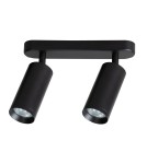 Spotlight ceiling lamps - Milagro Luminaire Mica Spot Black 2xGU10 ML1144 - product 1