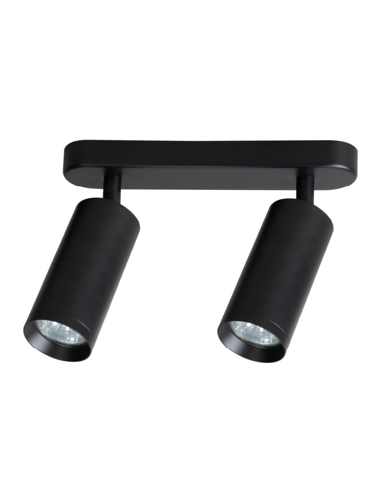 Spotlight ceiling lamps - Milagro Luminaire Mica Spot Black 2xGU10 ML1144 - product kolory-swiatla.pl 1