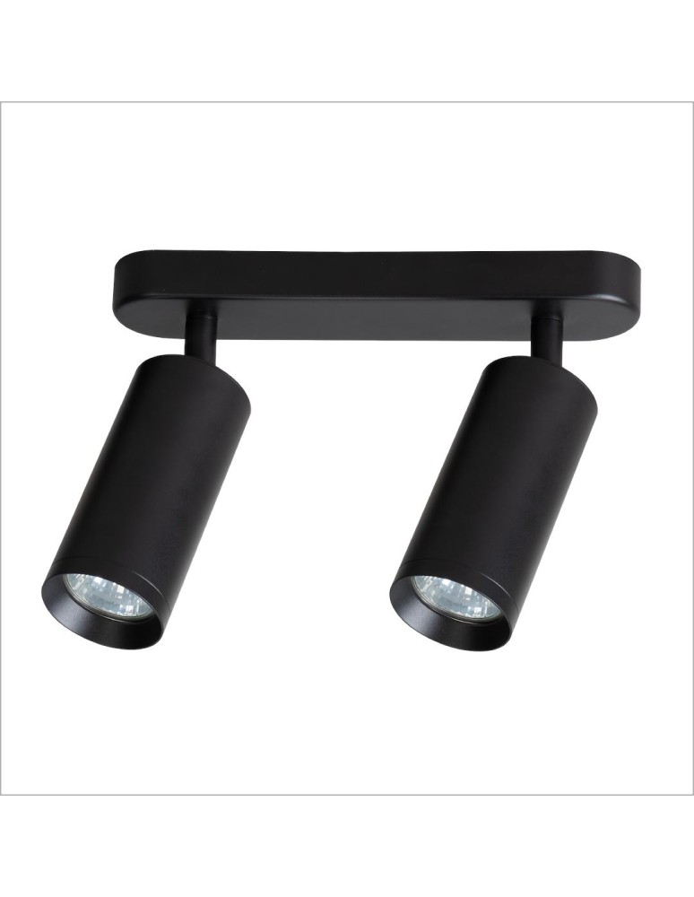 Spotlight ceiling lamps - Milagro Luminaire Mica Spot Black 2xGU10 ML1144 - product kolory-swiatla.pl 5