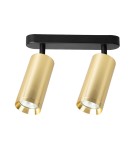 Spotlight ceiling lamps - Milagro Luminaire Mica Spot Gold 2xGU10 ML1146 - product 1