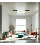 Spotlight ceiling lamps - Milagro Luminaire Mica Spot Gold 2xGU10 ML1146 - product 3