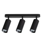 Spotlight ceiling lamps - Milagro Luminaire Mica Spot Black 3xGU10 ML1147 - product 1