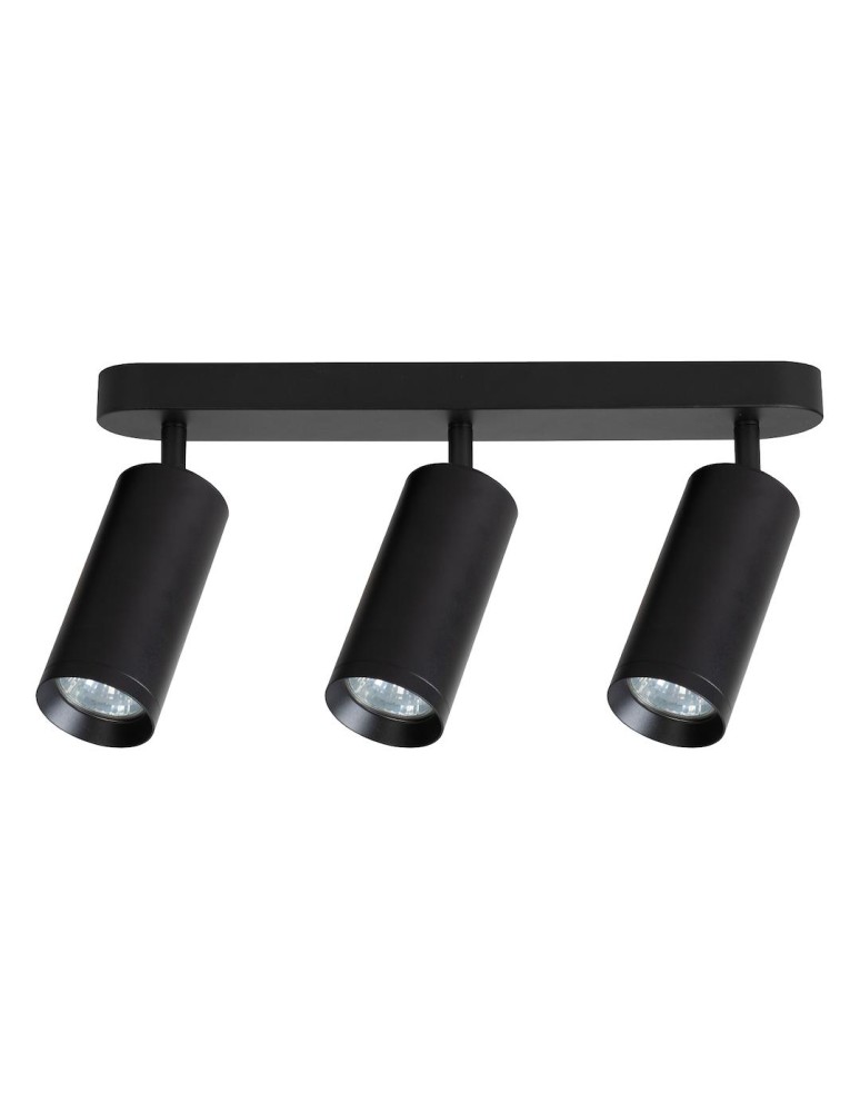 Spotlight ceiling lamps - Milagro Luminaire Mica Spot Black 3xGU10 ML1147 - product kolory-swiatla.pl 1