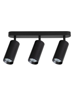 Milagro Luminaire Mica Spot Black 3xGU10 ML1147