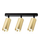 Spotlight ceiling lamps - Milagro Luminaire Mica Spot Gold 3xGU10 ML1149 - product 1