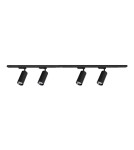 Ready-made rail kits - Milagro Mica Track Set Black 4xGU10 1.5m ML1150 - product 1