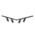 Ready-made rail kits - Milagro Mica Track Set Black 4xGU10 1.5m ML1150 - product 2