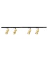 Milagro Mica Track Set Gold 4xGU10 1.5m ML1152