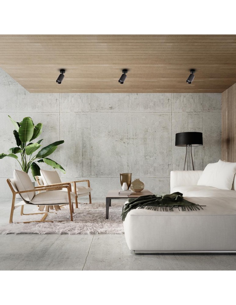 Spotlight ceiling lamps - Milagro Pipe Spot Luminaire Black 1xGU10 ML1156 - product kolory-swiatla.pl 3