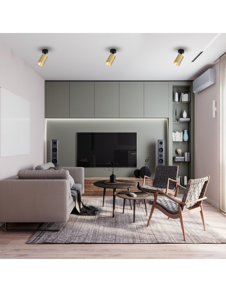 Spotlight ceiling lamps - Milagro Luminaire Pipe Spot Gold 1xGU10 ML1158 - product kolory-swiatla.pl 3