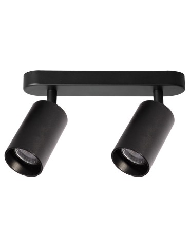Milagro Pipe Spot Luminaire Black 2xGU10 ML1159