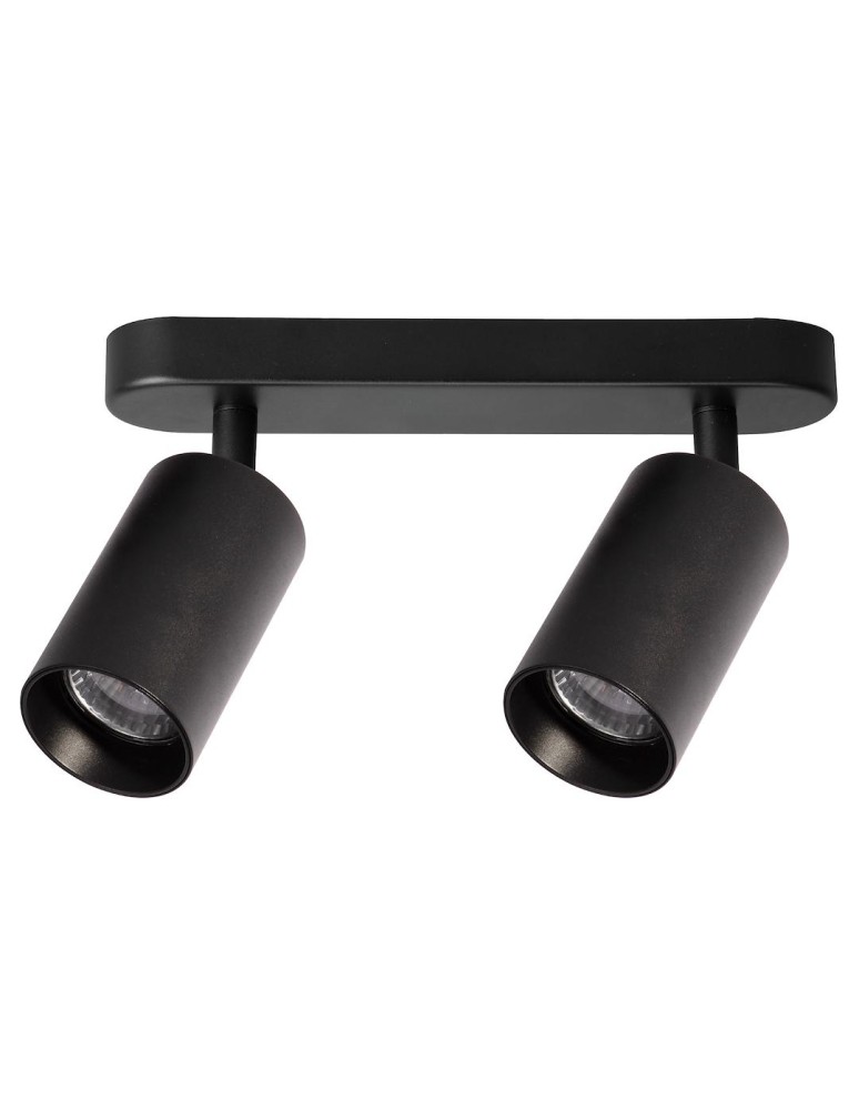 Spotlight ceiling lamps - Milagro Pipe Spot Luminaire Black 2xGU10 ML1159 - product kolory-swiatla.pl 1