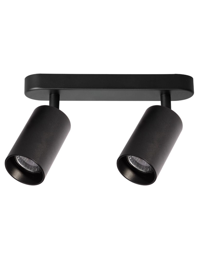 Spotlight ceiling lamps - Milagro Pipe Spot Luminaire Black 2xGU10 ML1159 - product kolory-swiatla.pl 5