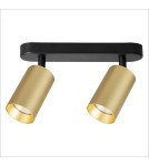 Spotlight ceiling lamps - Milagro Pipe Spot Luminaire Gold 2xGU10 ML1161 - product 5