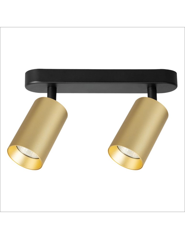 Spotlight ceiling lamps - Milagro Pipe Spot Luminaire Gold 2xGU10 ML1161 - product kolory-swiatla.pl 5