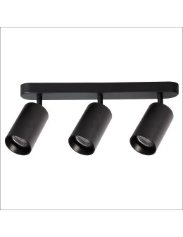 Milagro Pipe Spot Luminaire Black 3xGU10 ML1162