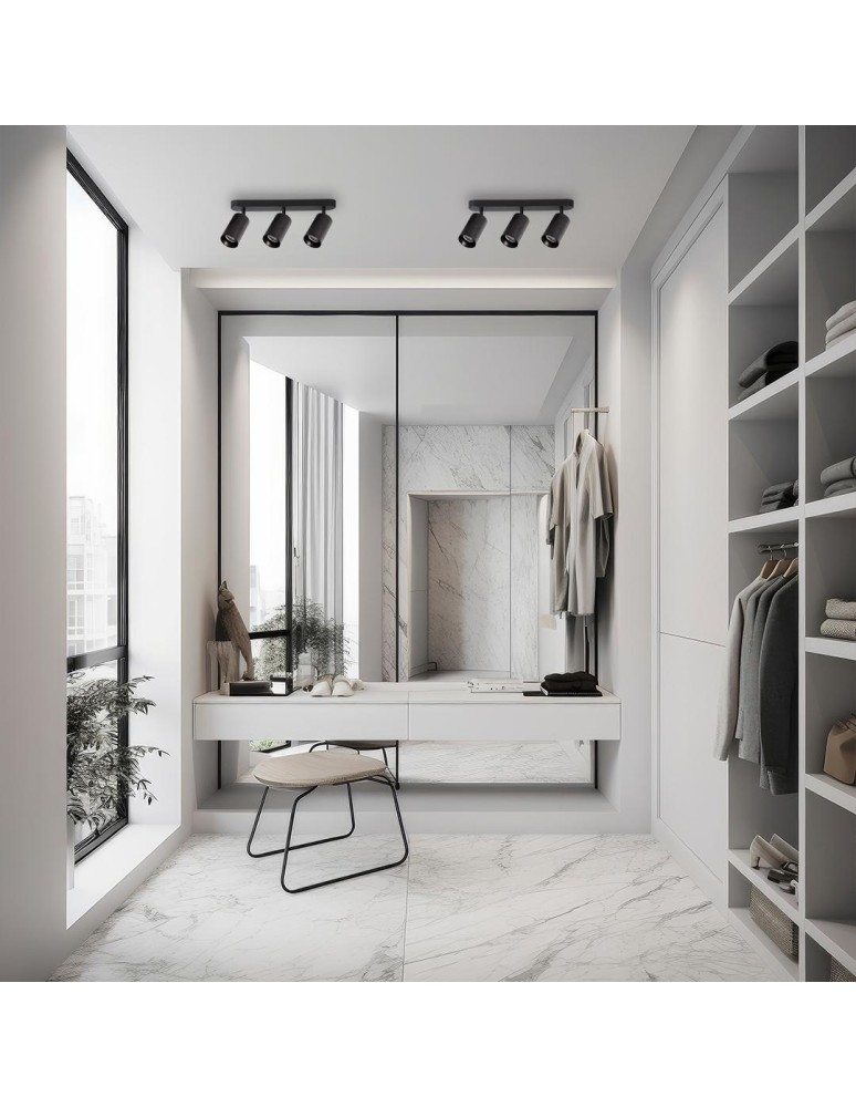 Spotlight ceiling lamps - Milagro Pipe Spot Luminaire Black 3xGU10 ML1162 - product kolory-swiatla.pl 3