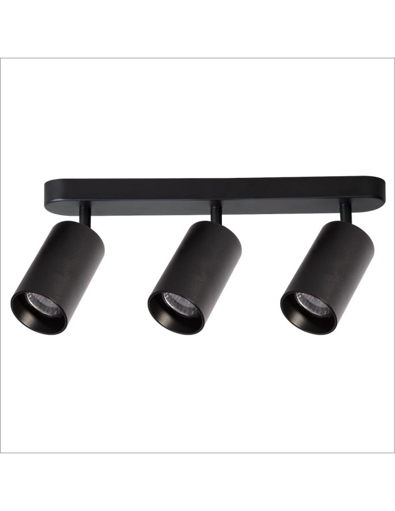 Spotlight ceiling lamps - Milagro Pipe Spot Luminaire Black 3xGU10 ML1162 - product kolory-swiatla.pl 5