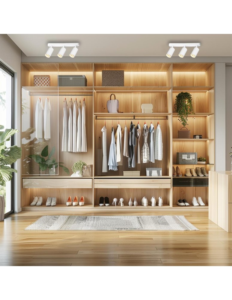 Spotlight ceiling lamps - Milagro Pipe Spot Luminaire White 3xGU10 ML1163 - product kolory-swiatla.pl 3