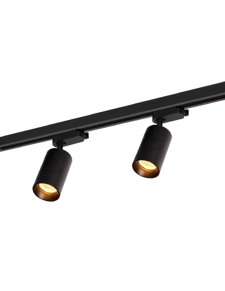 Ready-made rail kits - Milagro Pipe Track Set Black 4xGU10 1.5m ML1165 - product kolory-swiatla.pl 3