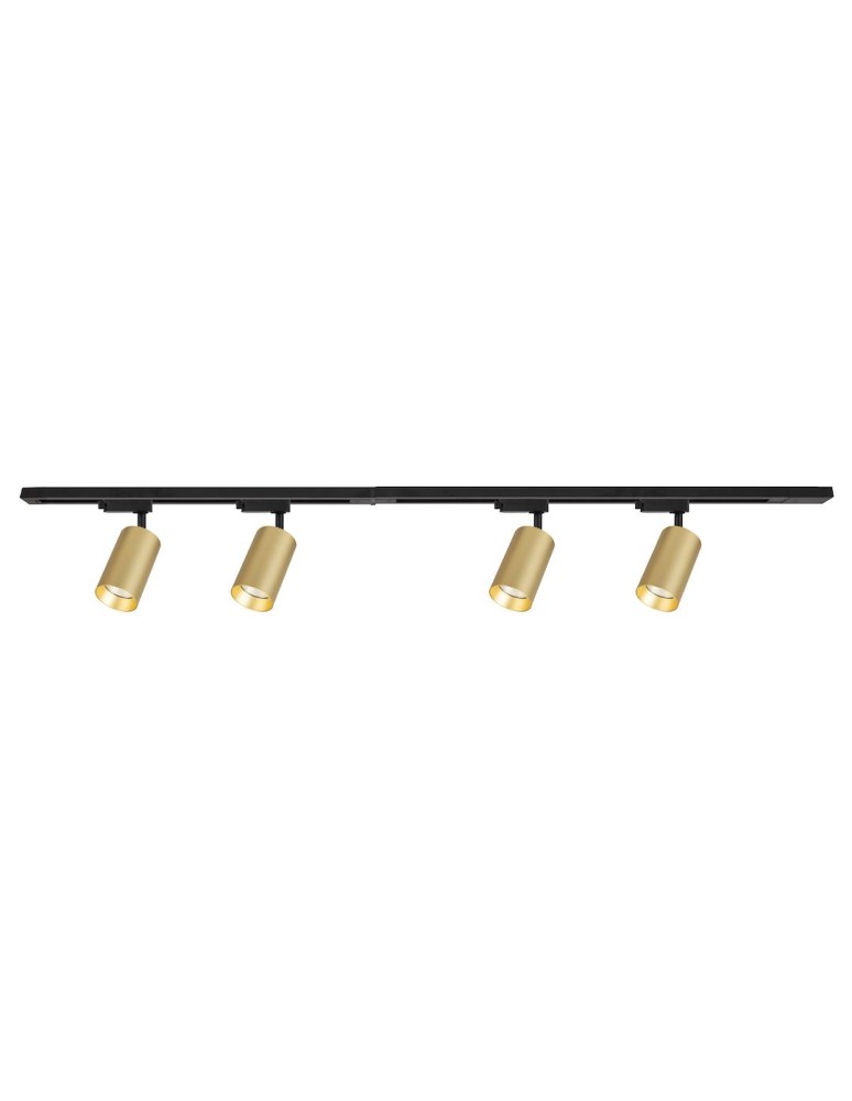 Ready-made rail kits - Milagro Pipe Track Set Gold 4xGU10 1.5m ML1167 - product kolory-swiatla.pl 1