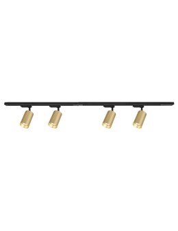 Milagro Pipe Track Set Gold 4xGU10 1.5m ML1167