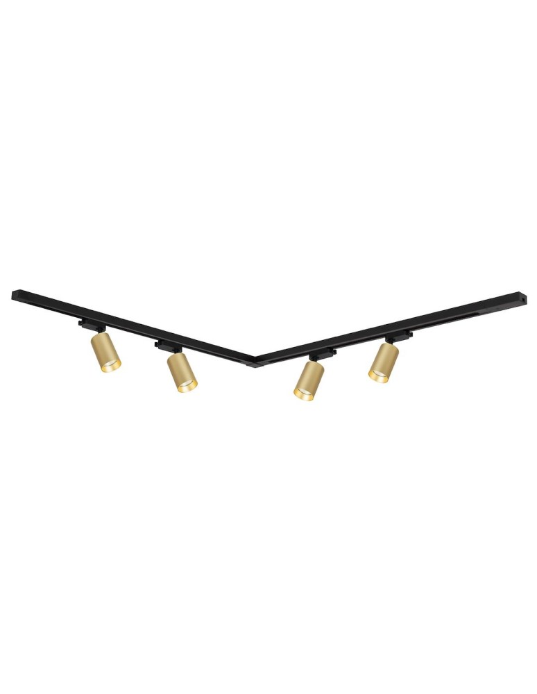 Ready-made rail kits - Milagro Pipe Track Set Gold 4xGU10 1.5m ML1167 - product kolory-swiatla.pl 4