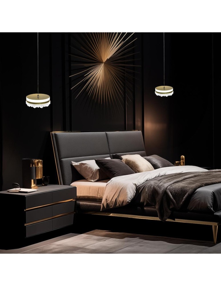 Single pendant lamps - Milagro PRECIOSA 25W LED pendant lamp ML0998 - product kolory-swiatla.pl 3