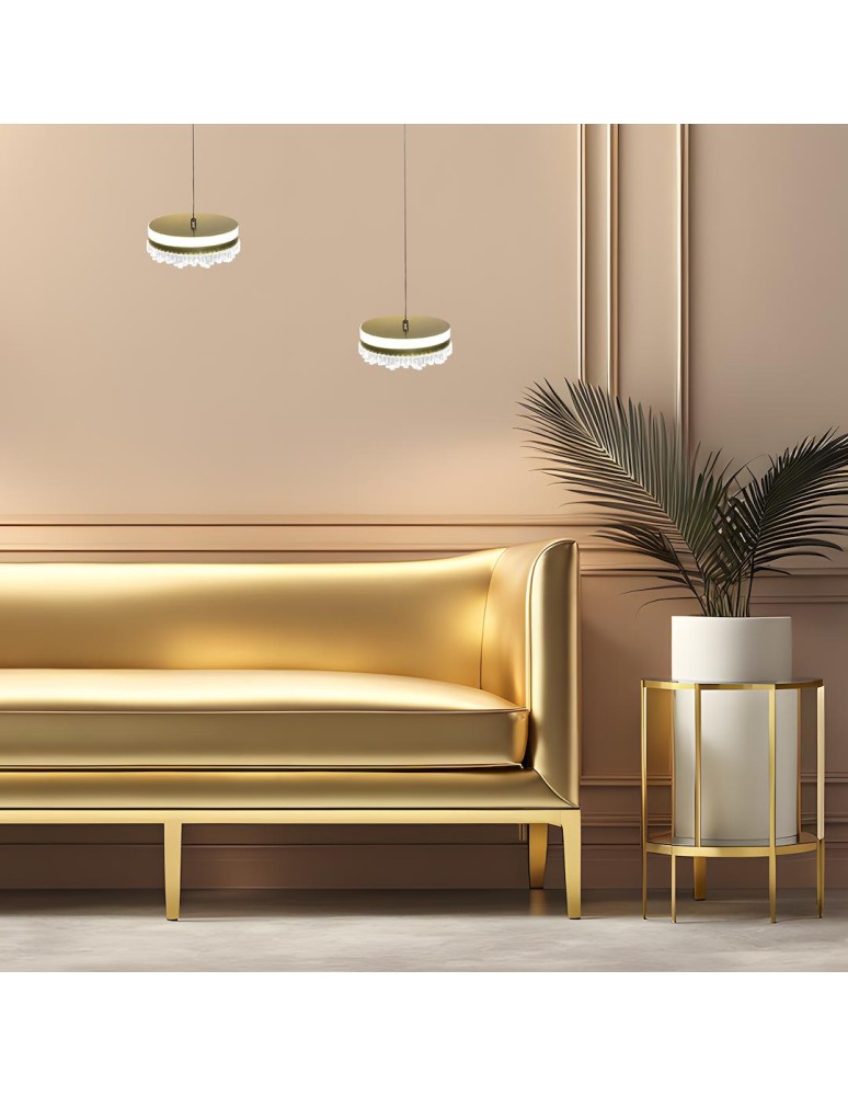 Single pendant lamps - Milagro PRECIOSA 25W LED pendant lamp ML0998 - product kolory-swiatla.pl 4