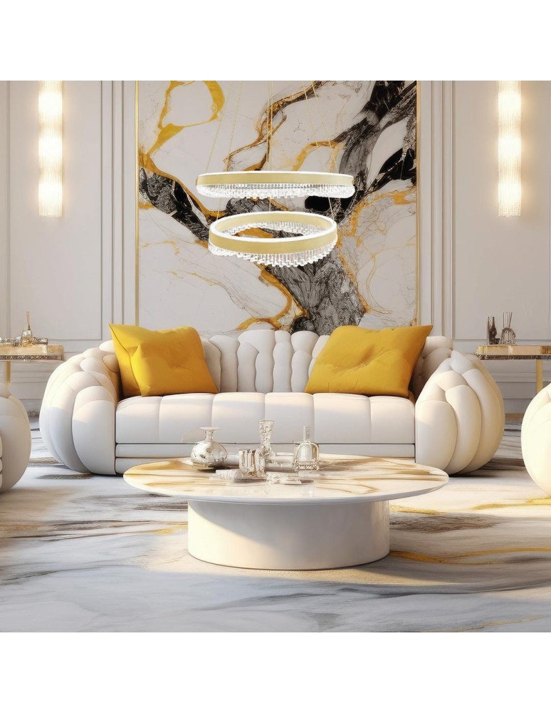 Pendant lamps circles - Milagro PRECIOSA 85W LED pendant lamp ML1000 - product kolory-swiatla.pl 3