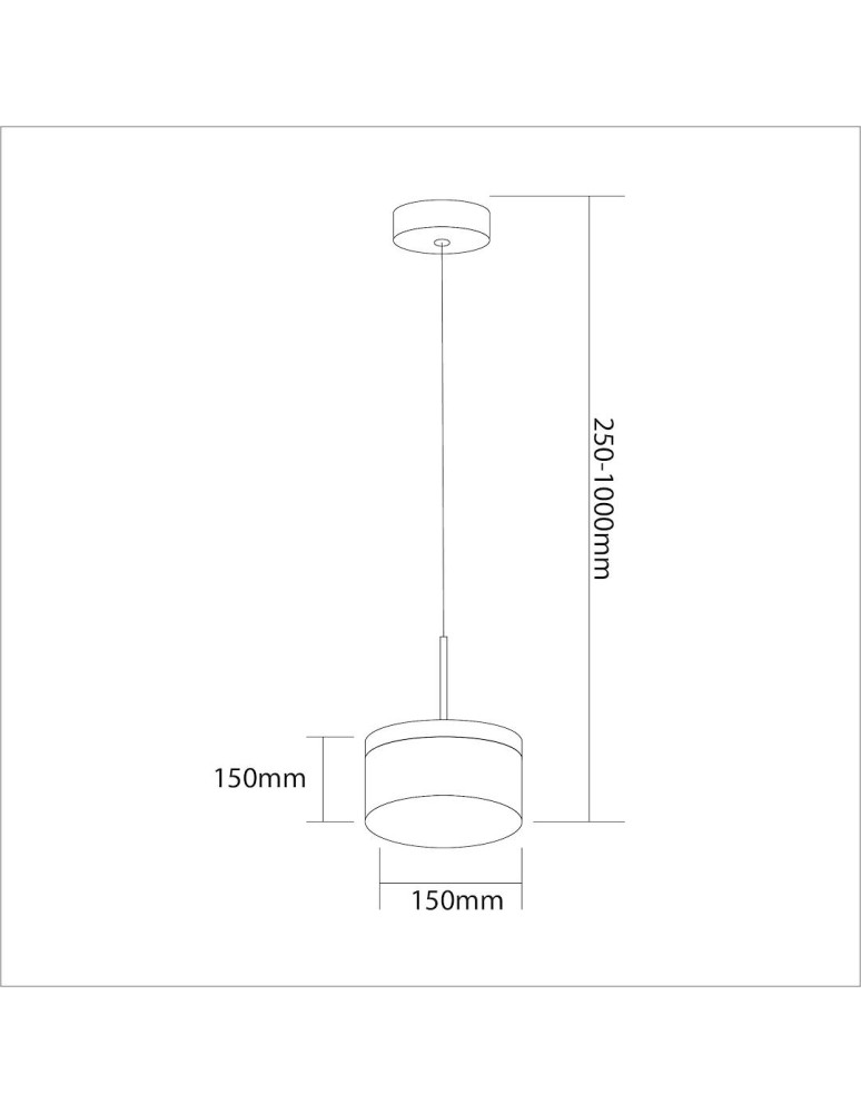 Single pendant lamps - Milagro ELEGANCE 9W LED pendant lamp ML0995 - product kolory-swiatla.pl 4