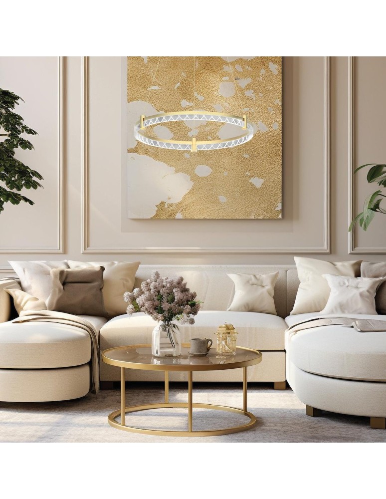 Pendant lamps circles - Milagro ELEGANCE 36W LED pendant lamp ML0996 - product kolory-swiatla.pl 3